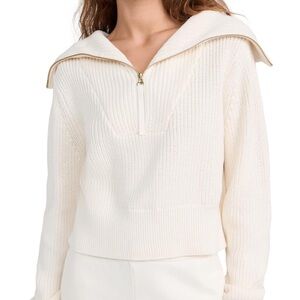 Varley Women's Mentone Knit Sweater in egret